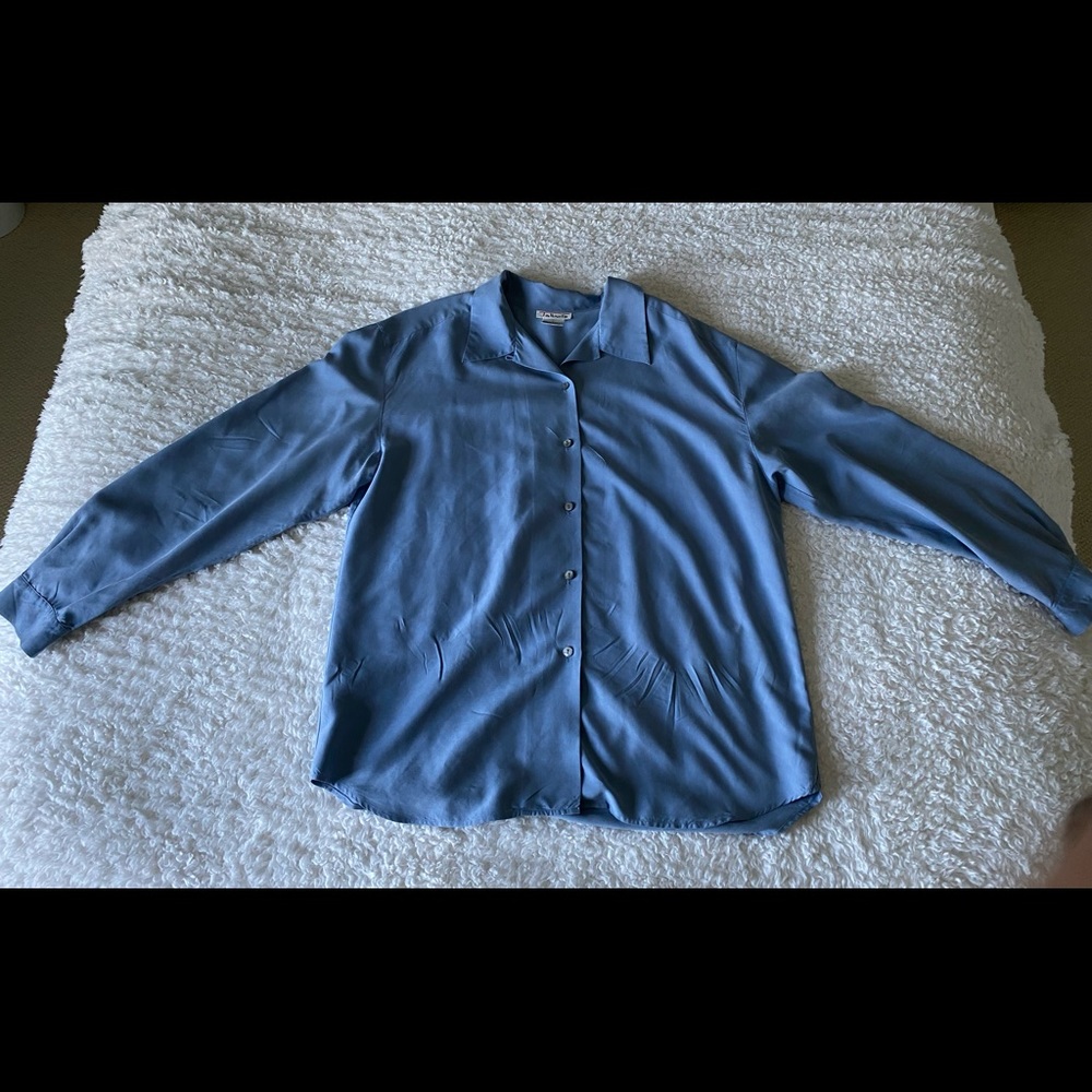 Talbot Silk Button Down - image 3